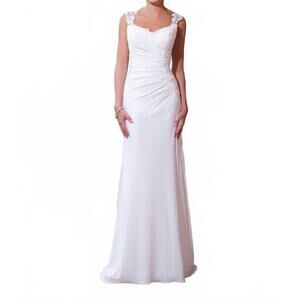 NEW SWEETHEART jersey fit and flare dress in ivory